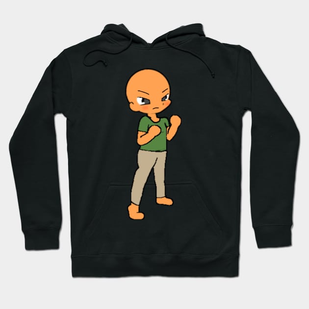 Charlie Spirit Catcher Fighting Original Character Hoodie by LittleGirlYaya